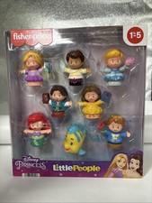 Fisher-Price Disney Princess Figure 8 Pack Little People New Sealed