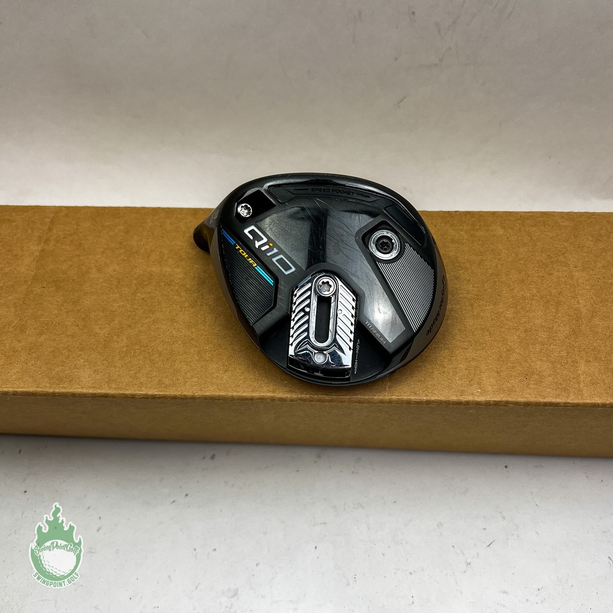 Used LH Tour Issue TaylorMade Qi10 Tour Fairway 3 Wood HEAD ONLY