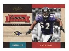2011 Panini Absolute Memorabilia Ray Lewis Canton Absolutes Baltimore Ravens 7