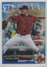 2017 Bowman Chrome Prospects Blue Refractor 70th Anniversary Anthony Banda s3g