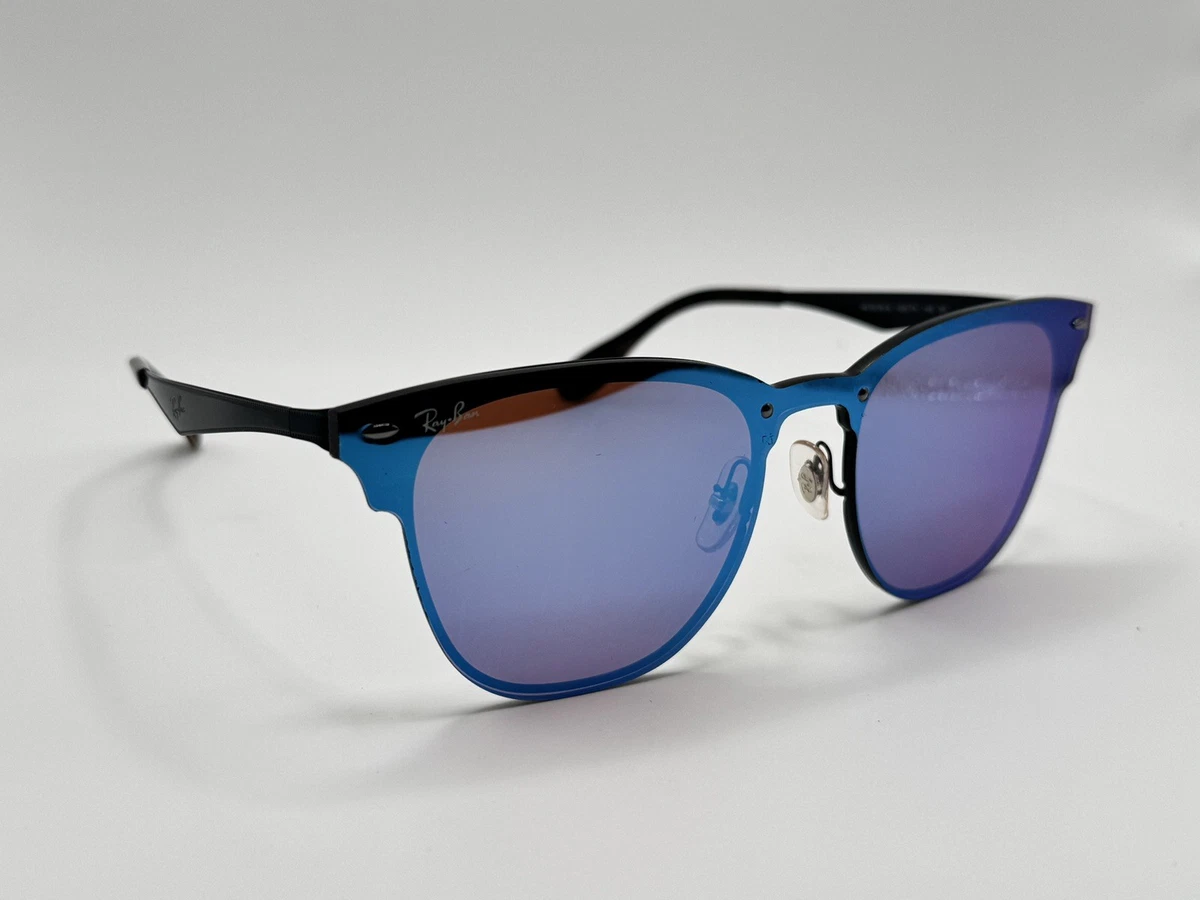 Ray-Ban Clubmaster Black Blue Sunglasses for Men for sale | eBay