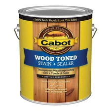 CABOT  Wood Toned Stain + Sealer, Heartwood 829P07