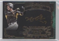 2015 Topps Five Star Golden Graphs Green 13/15 Jung-Ho Kang #GG-JHK Auto 01l2
