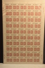 Full Mint Sheets 14 + 30 Cent Stamps Canadian Issue Scott #754, #755  SEALED