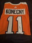 Travis Konecny Philadelphia Flyers Signed Jersey COA — photo 3
