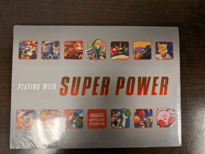 Playing with Super Power: Nintendo Super NES Classics (Paperback Sealed) SNES