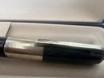 SOURCE Füllfederhalter Zelluloid Marbled Mit Hebel Vintage