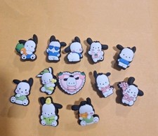 Lot Of 12 SANRIO Hello KITTY Pochacco SHOE CHARMS Compatible With Crocs