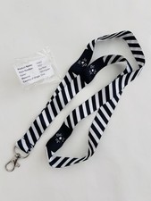 NIP Jujube Lanyard Black Magic Striped Limited Edition