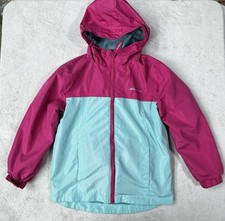 Eddie Bauer Girls Lone Peak 3 In 1 Jacket Inner fleece Removable Liner S 7-8