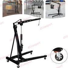 1 Ton Adjustable Hydraulic Engine Crane Stand Hoist lift Jack Hydraulic Folding