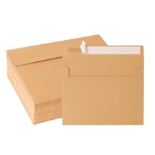 Kraft Paper Envelopes, 50 Pack, 5 x 7 A7 5.25x7.25 50-Pack ,