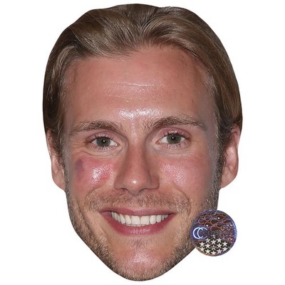 Zachary Booth Promi Maske, flaches Kartengesicht, Kostüm Maske