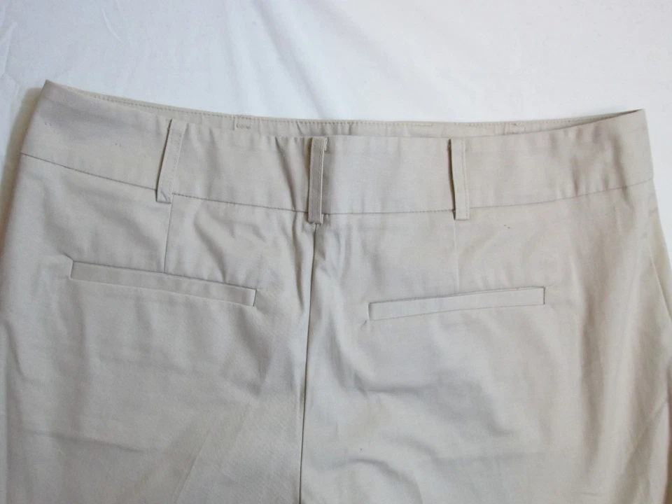 Pantalones Cortos Ann Taylor Beige Algodón Spandex Talla 6 Nuevos sin Etiquetas Foto 4 de 4