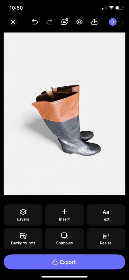 Botas de jinete Cole Han para mujer de cuero negras y marrones talla 8 M buen estado Foto 2 de 4