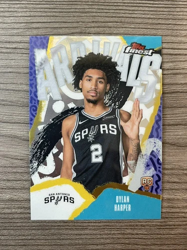 2025-26 Topps Finest Dylan Harper RC Rated Rookie #M5 Arrivals FT78