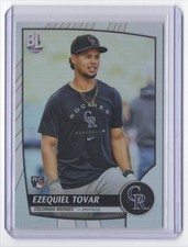 2023 Uncommon Foil Silver Ezequiel Tovar Rookie Colorado Rockies #204