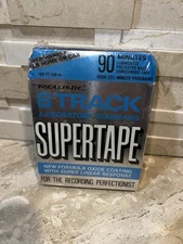 Realistic Supertape 8 Track Blank Tape 90 Minutes SEALED Radio Shack