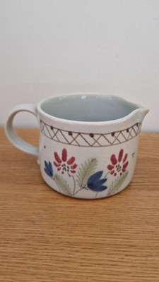 Vintage Buchan Keramik Milchkännchen. Floral. Graue Glasur. Sehr guter Zustand. M2/29. 3'' hoch
