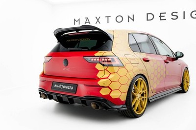 Maxton Design Heckspoiler Lippe passend für VW Golf GTI Clubsport Mk8 FL schwarz