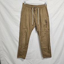 Vuori The Rise The Shine Drawstring Waist Men Pants Size L Brown