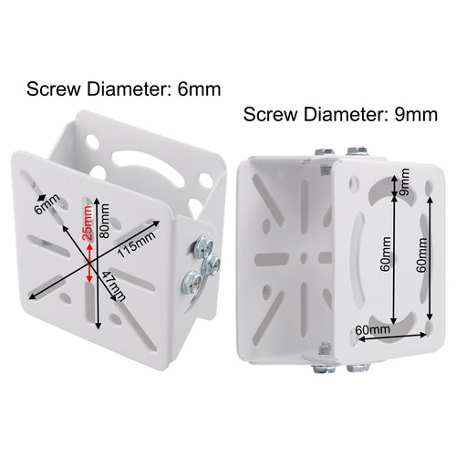 For CCTV Camera Joint Bracket for Easy Installation on Walls and Ceilings