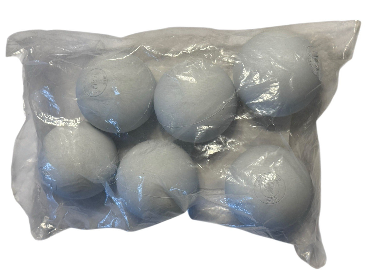 STX Official Lacrosse Balls 6 pack LAX (White) Meets NCAA, NOCSAE, NFHS Standard