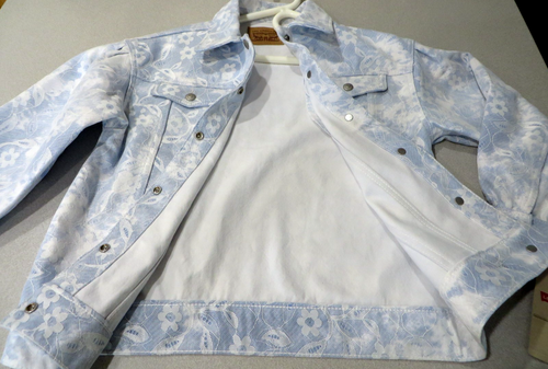 Girls super rare Levi Flow-Ral-All light blue jacket (M) with tags " Rookie" - Picture 8 of 14