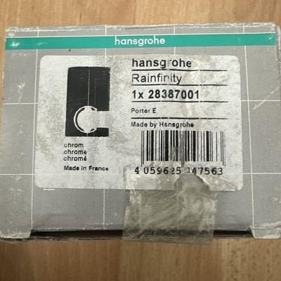 Hansgrohe Handheld Shower Head Holder Modern in Chrome 28387001