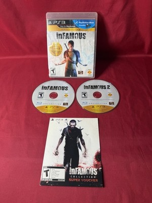 Infamous Collection (PS3) - CIB Authentic Tested And Working - Damaged Artwork