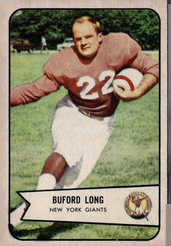1954 Bowman #43 BUFORD LONG New York Giants - Picture 1 of 2