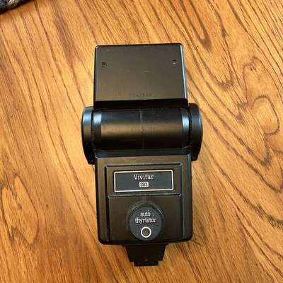 Vivitar 283 Auto Thyristor Shoe Mount Vintage Camera Flash Tested