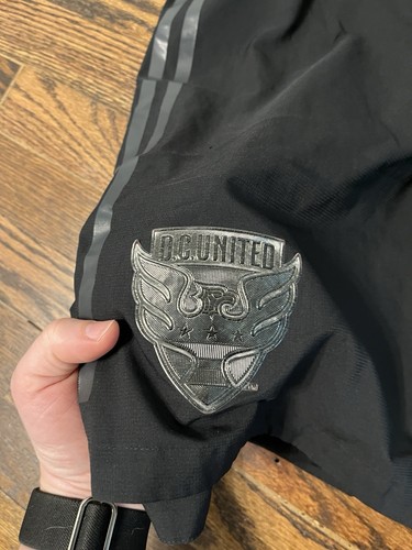 adidas MLS Men's D.C. United Soccer Training Shorts Unlined Black/White Large - Picture 4 of 10