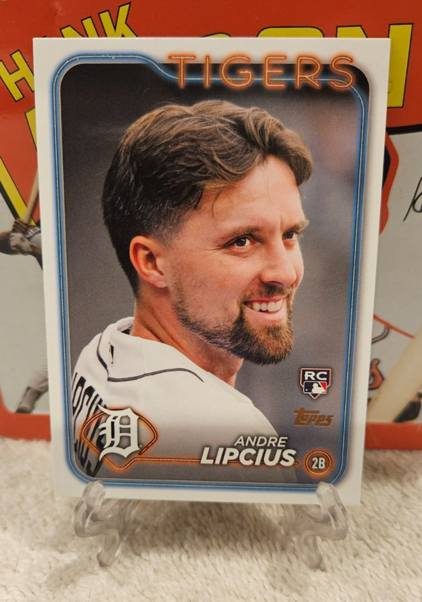 2024 Topps Series 2 - Andre Lipcius #509 Golden Mirror Image Variation (RC)