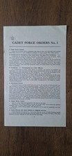 Original Ww2 Era British Army Cadets Letter 1942 War Office
