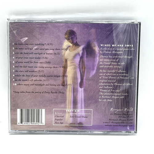 Wings Of The Dove CD Thomas Rheingans Sealed - Picture 2 of 6