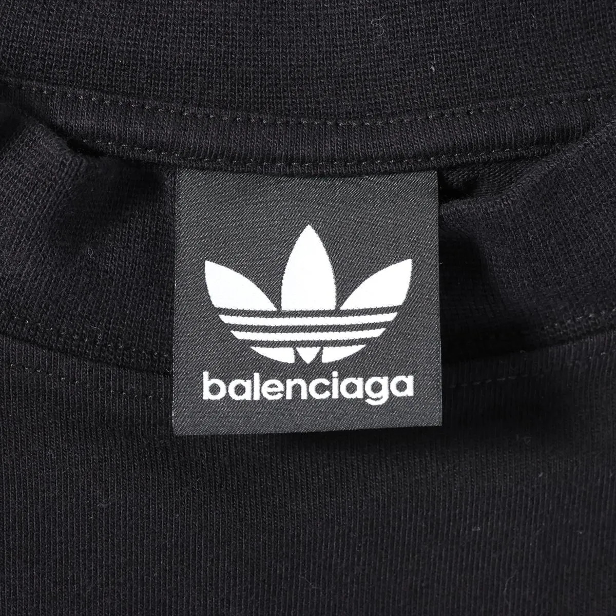 Balenciaga x adidas 22 years Cotton T-shirt 5 Men's Black × White  739101 thumbnail 5