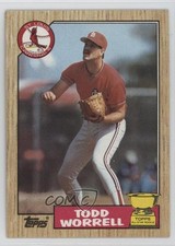 1987 Topps Todd Worrell #465 1oa8