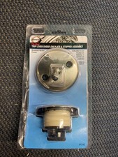 Danco 89242 Trip Lever Overflow Plate Stopper Assembly Brushed Nickel