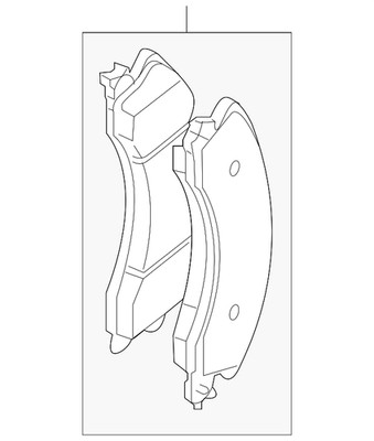 Genuine Nissan Brake Pads D4060-9FV0D