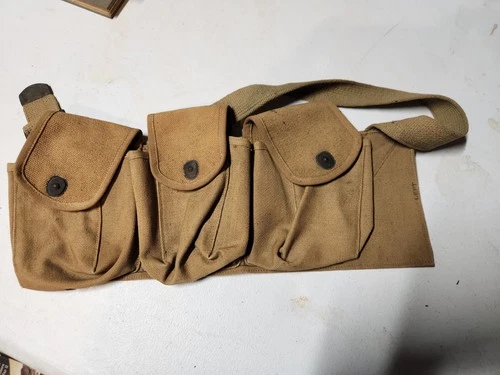 US Military WW1 M-1918 BAR Ammunition Belt Field Gear Equipment Pouch Left