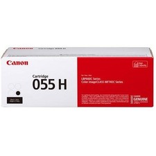 Canon 055 Original High Yield Laser Toner Cartridge - Black - 1 P 3020C001