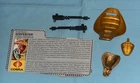 GI G.I. Joe gijoe SERPENTOR HOOD + AIR CHARIOT PARTS + FILE CARD LOT free ship