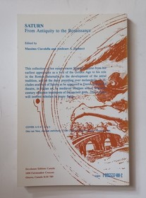 Saturn From Antiquity To The Renaissance Dovehouse 1992 Essays History Lit Crit