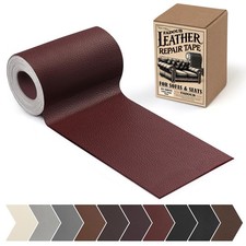 Leather Repair Patch, 3 x 60In Self Adhesive Leather Repair Tape Kit for Furn...