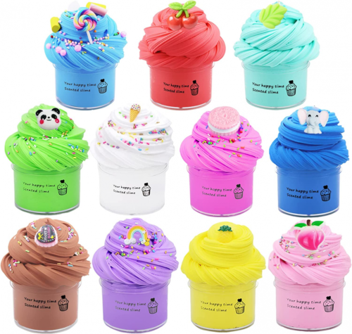 11er Pack Butterschleim Set, Super Weich & Antihaft, Geburtstagsgeschenke für Mädchen... - Bild 1 von 6