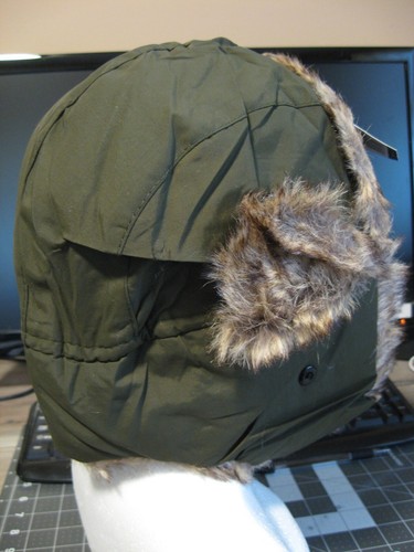 John Boy Trapper Bomber Hunting Hat - Faux Fur Headwear - Army Green - OSFM - Picture 4 of 14