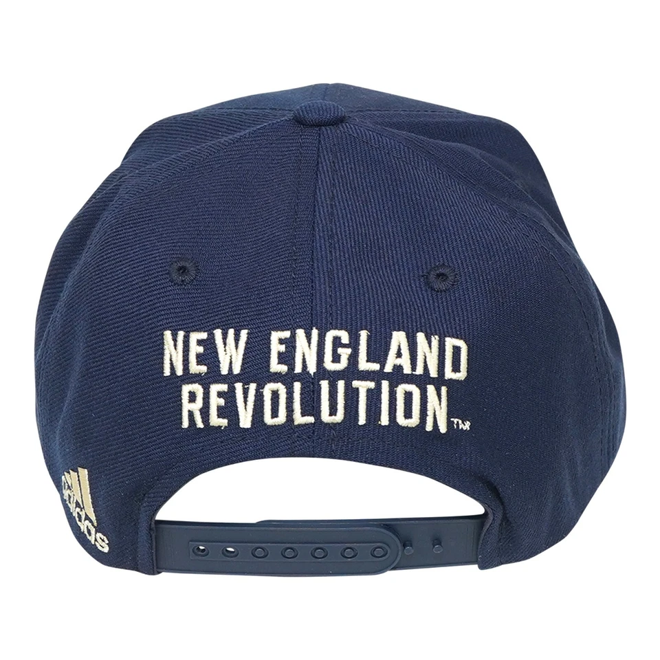 New England Revolution MLS Adidas Unisex Navy USA Flag Snapback - Image 2 of 3
