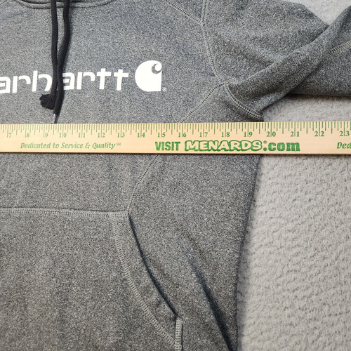 Carhartt Hoodie Boys Small 4-6 Youth Gray Slightly Fitted Sweatshirt Jumper - Picture 8 of 10