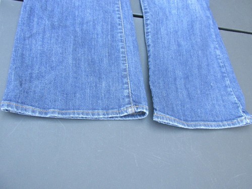 Girls JORDACHE Size 16 Regular Blue Denim Bootcut Waist Jeans Med Wash 32x33 - Picture 5 of 7